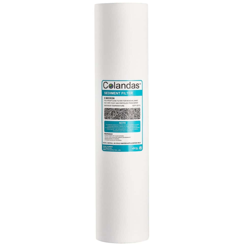 ไส้กรอง PP 5 MICRON COLANDAS BIG BLUE รุ่น PPBB20 ขนาด 20 นิ้ว เส้นผ่านศูนย์กลาง 4.5 นิ้ว 